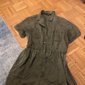 Express Olive romper size M